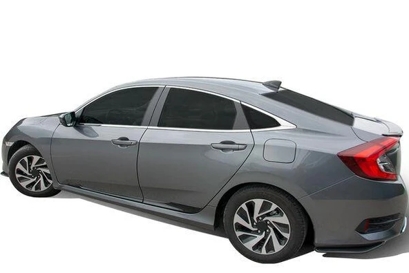 OMSA Honda Civic FC5 SD Krom Cam Alt Çıtası 8 Parça 2016-2021 Arası ürün görseli