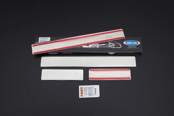 OMSA Hyundai Accent Blue Krom Kapı Eşiği 4 Parça 2011-2017 Arası - Resim 2