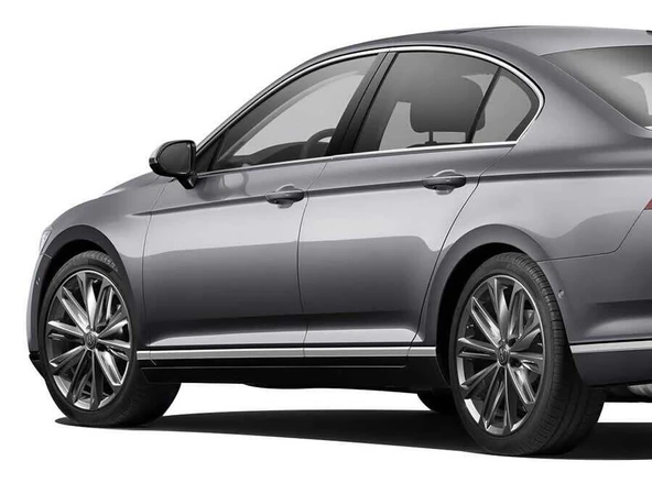 OMSA VW Passat B8.5 Krom Yan Kapı Alt Çıtası 8 Parça 2019 ve Sonrası - Resim 2