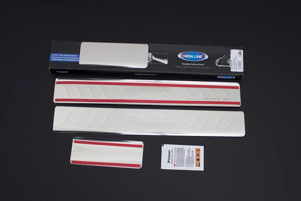 OMSA Chevrolet Aveo Krom Kapı Eşiği 4 Parça 2012 ve Sonrası - Resim 2