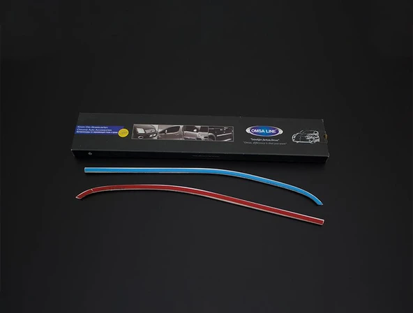 OMSA Fiat Doblo Krom Cam Alt Çıtası 2 Parça 2022 ve Sonrası - Resim 2