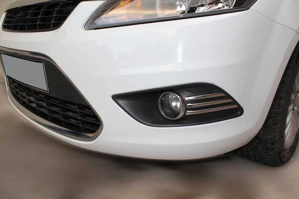 OMSA Ford Focus 2 HB Krom Sis Farı Kaşları 6 Parça 2008-2011 Arası - Resim 3