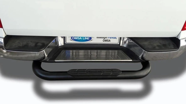 OMSA VW Amarok Amazon Arka Koruma Çap:76 Siyah 2010-2021 Arası - Resim 3