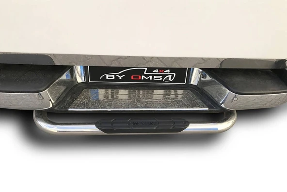 OMSA VW Amarok Amazon Arka Koruma Çap:76 Krom 2010-2021 Arası - Resim 2