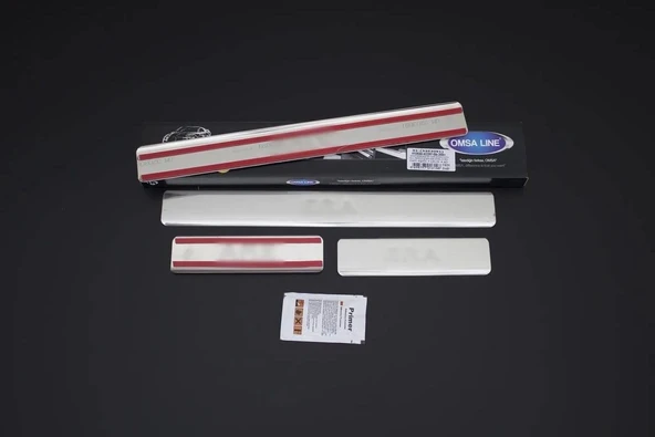 OMSA Hyundai Accent Era Krom Kapı Eşiği 4 Parça 2005-2011 Arası - Resim 2