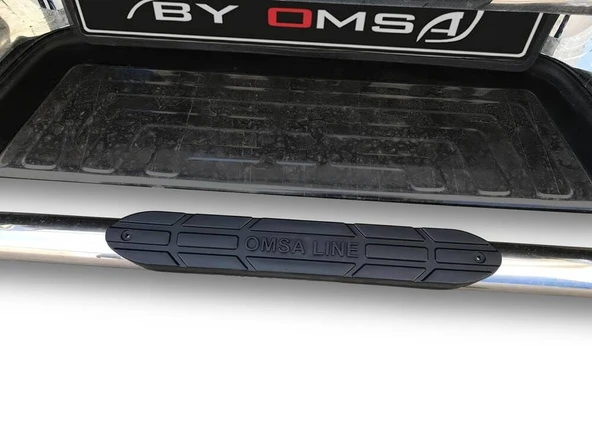 OMSA VW Amarok Amazon Arka Koruma Çap:76 Krom 2010-2021 Arası - Resim 3