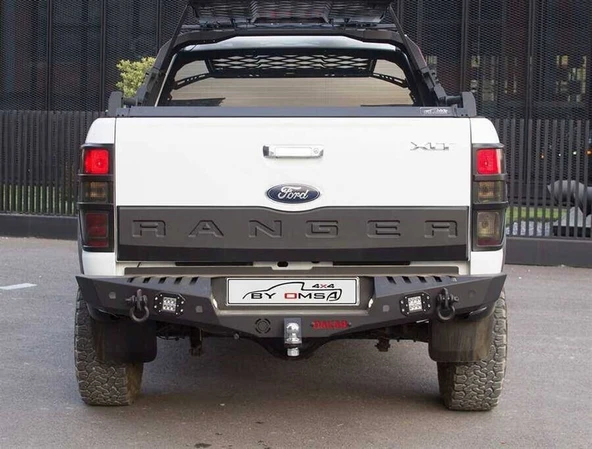 OMSA Ford Ranger Dakar Çelik Arka Tampon Ledli Sensörlü 2011-2022 Arası ürün görseli