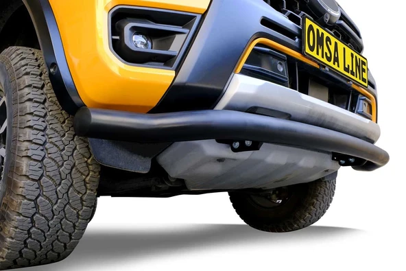 OMSA Ford Ranger Texas Ön Alt Koruma Çap:76 Siyah 2022 ve Sonrası - Resim 5