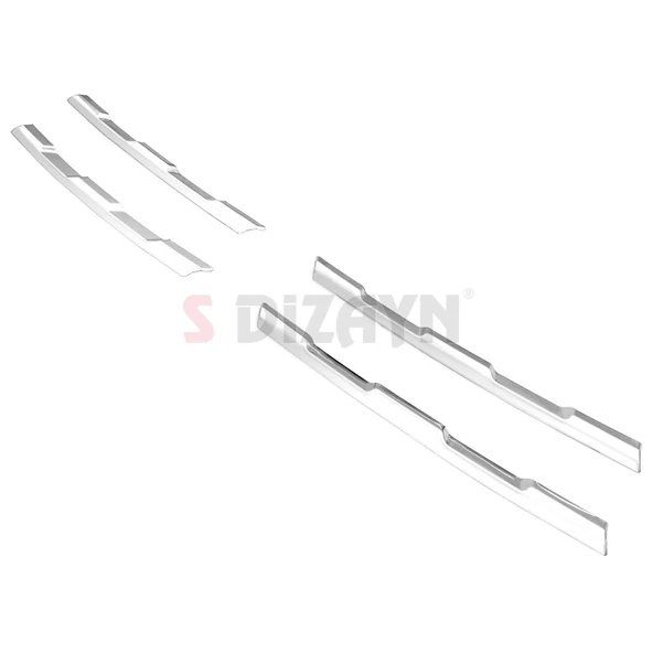 S-Dizayn Renault Express Krom Ön Panjur 4 Prç 2021 Üzeri - Resim 3