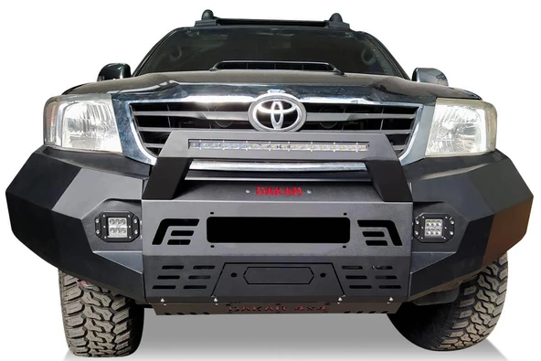 OMSA Toyota Hilux Dakar Çelik Ön Tampon Sensörlü-Sensörsüz 2011-2015 Arası ürün görseli