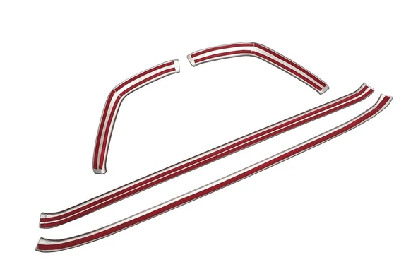 OMSA Ford Transit Krom Ön Panjur Çerçevesi Geniş Model 4 Parça 2018 ve Sonrası - Resim 4