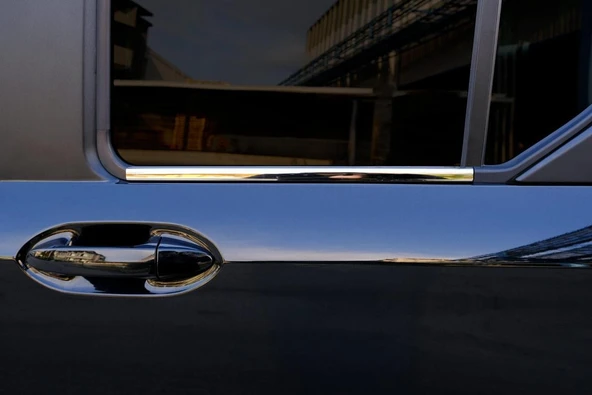 OMSA Ford Tourneo Courier Krom Cam Çıtası 4 Parça 2024 ve Sonrası - Resim 4