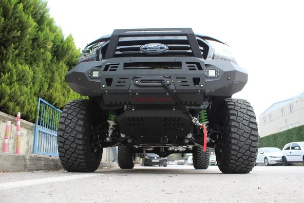 OMSA Ford Ranger Dakar Çelik Ön Tampon Sensörlü-Sensörsüz 2015-2022 Arası - Resim 3