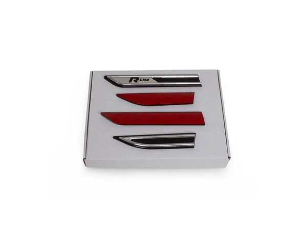 OMSA VW Passat B8 R-Line Krom Çamurluk Çıtası Siyah ABS 2015 ve Sonrası - Resim 3