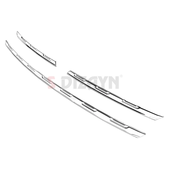 S-Dizayn Renault Trafic Krom Ön Panjur 3 Prç. 2019 Üzeri - Resim 3