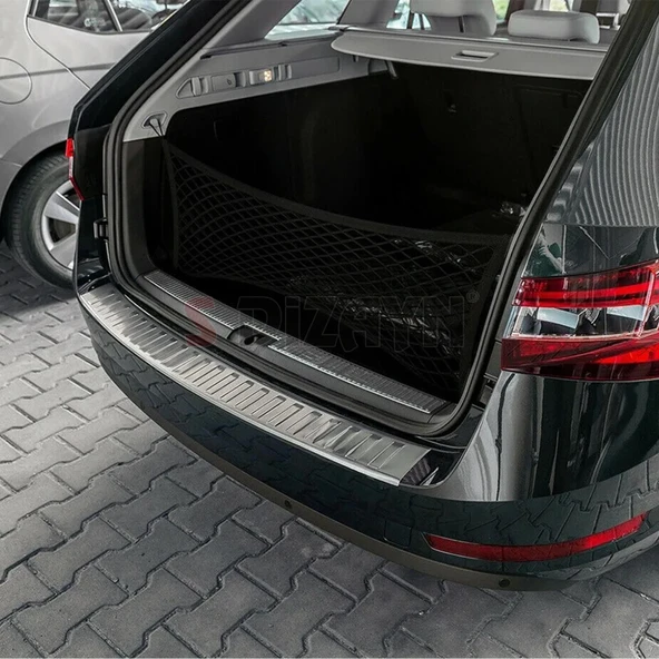 S-Dizayn Skoda SuperB B8 Makyajlı SW Krom Arka Tampon Eşiği 2019-2023 - Resim 6