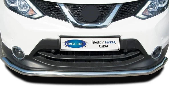 OMSA Nissan Qashqai Texas Ön Alt Koruma Çap:60 Krom 2014-2018 Arası - Resim 2