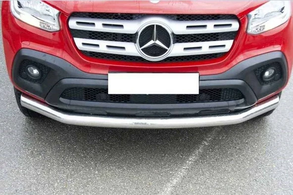 OMSA Mercedes X-Class Texas Ön Alt Koruma Çap:76 Krom 2012 ve Sonrası - Resim 2