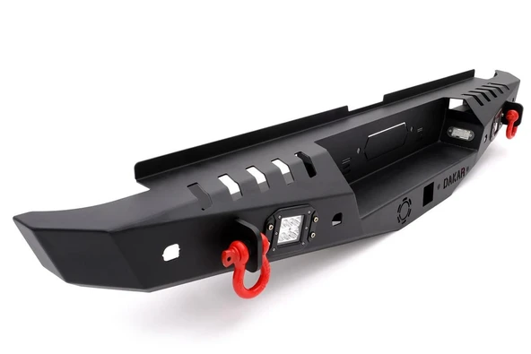 OMSA Isuzu D-Max Dakar Çelik Arka Tampon Ledli Sensörlü-Sensörsüz 2012-2020 Arası - Resim 6