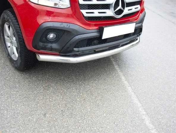 OMSA Mercedes X-Class Texas Ön Alt Koruma Çap:76 Krom 2012 ve Sonrası - Resim 3