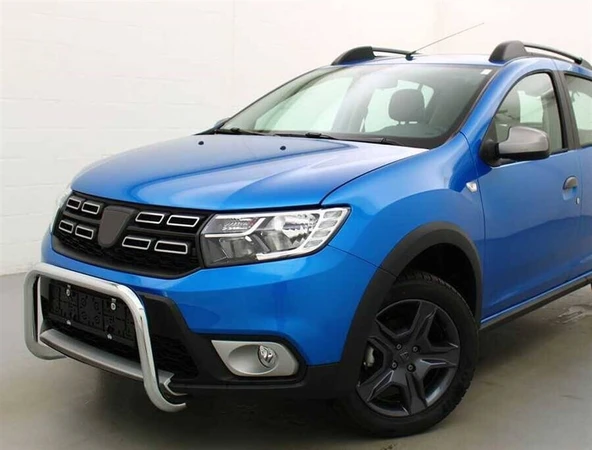OMSA Dacia Sandero Stepway HB Pars Ön Koruma Çap:60 Krom 2012-2020 Arası - Resim 2
