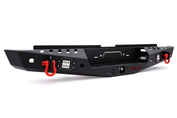 OMSA Mercedes X-Class Dakar Çelik Arka Tampon Ledli Sensörlü-Sensörsüz 2017 ve Sonrası - Resim 2