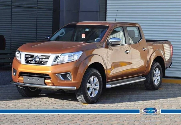 OMSA Nissan Navara Texas Ön Alt Koruma Çap:76 Krom 2016 ve Sonrası - Resim 4