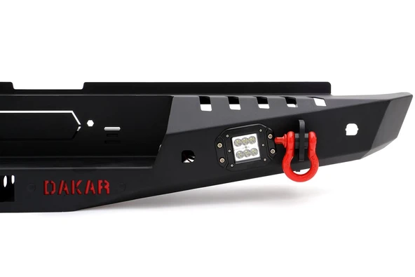 OMSA Nissan Navara Dakar Çelik Arka Tampon Ledli Sensörlü-Sensörsüz 2016 ve Sonrası - Resim 4