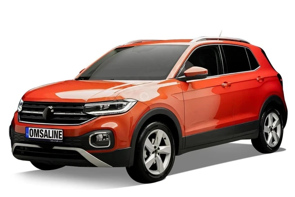 OMSA VW T-Cross Krom Cam Alt Çıtası 4 Parça 2019-2023 Arası - Resim 2