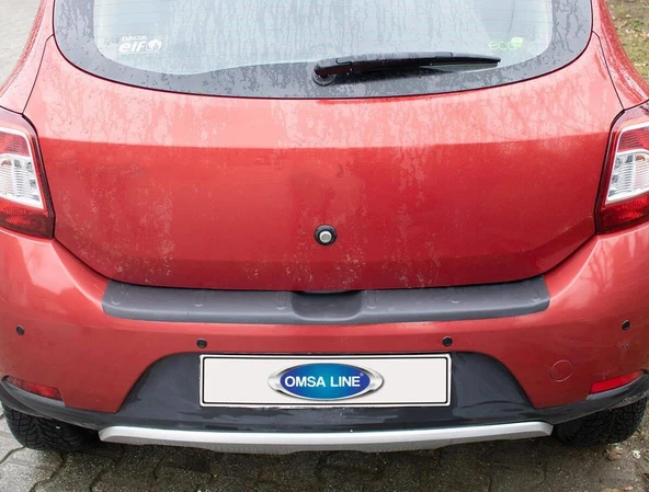 Dacia Sandero Stepway Arka Tampon Eşiği Parlak Plastik 2012-2020 Arası ürün görseli