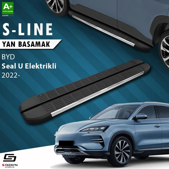 S-Dizayn BYD Seal U Elektrikli S-Line Krom Yan Basamak 193 Cm 2022 Üzeri A+ Kalite ürün görseli