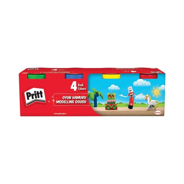 Pritt Oyun Hamuru 4 Lü 100Gr 1831458 2753 2760 ürün görseli