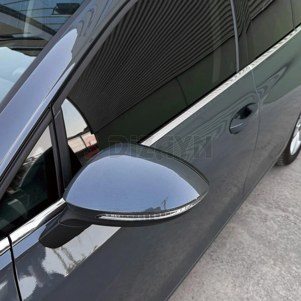 S-Dizayn VW Golf 8 HB Krom Cam Çıtası 6 Prç. 2020 Üzeri A+ Kalite - Resim 4