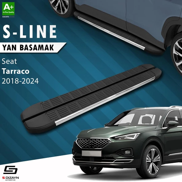 S-Dizayn Seat Tarraco S-Line Krom Yan Basamak 193 Cm 2018-2024 A+ Kalite ürün görseli