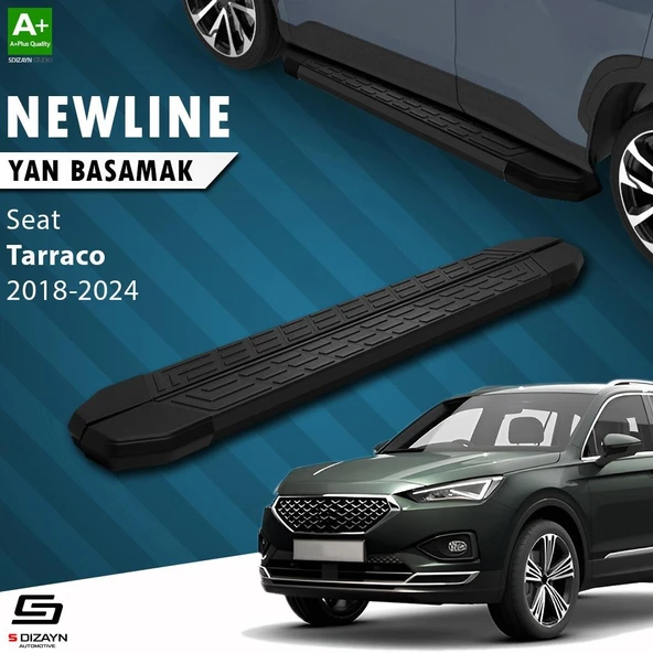 S-Dizayn Seat Tarraco NewLine Siyah Yan Basamak 193 Cm 2018-2024 A+ Kalite ürün görseli