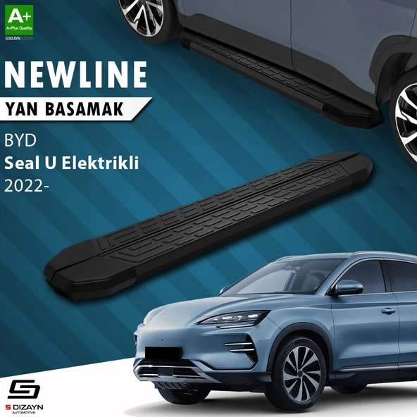 S-Dizayn BYD Seal U Elektrikli NewLine Siyah Yan Basamak 193 Cm 2022 Üzeri A+ Kalite ürün görseli