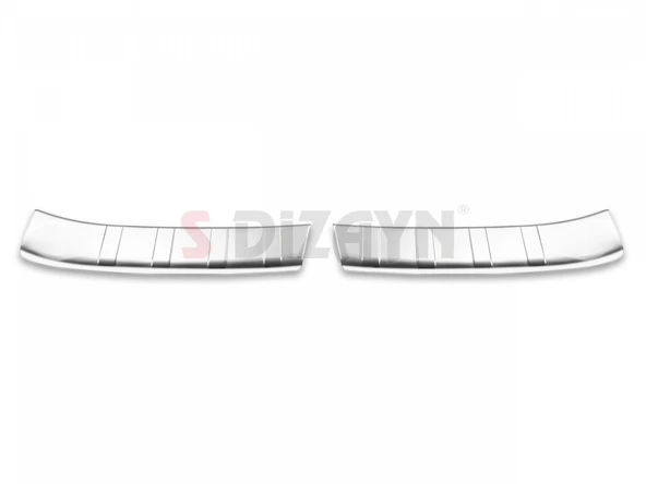 S-Dizayn Nissan Qashqai Krom Bagaj İç Eşiği 2 Prç. 2017-2021 A+ Kalite - Resim 2