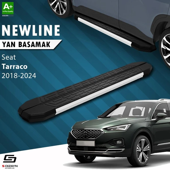 S-Dizayn Seat Tarraco NewLine Aluminyum Yan Basamak 193 Cm 2018-2024 A+ Kalite ürün görseli