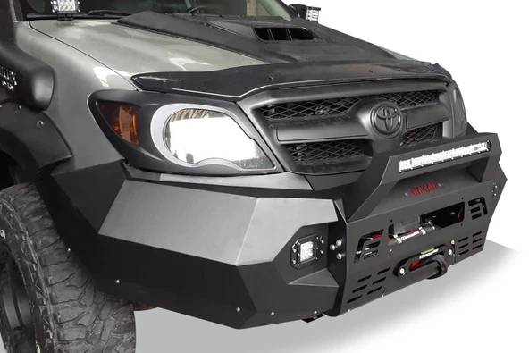 OMSA Toyota Hilux Dakar Çelik Ön Tampon Sensörlü-Sensörsüz 2006-2011 Arası - Resim 2