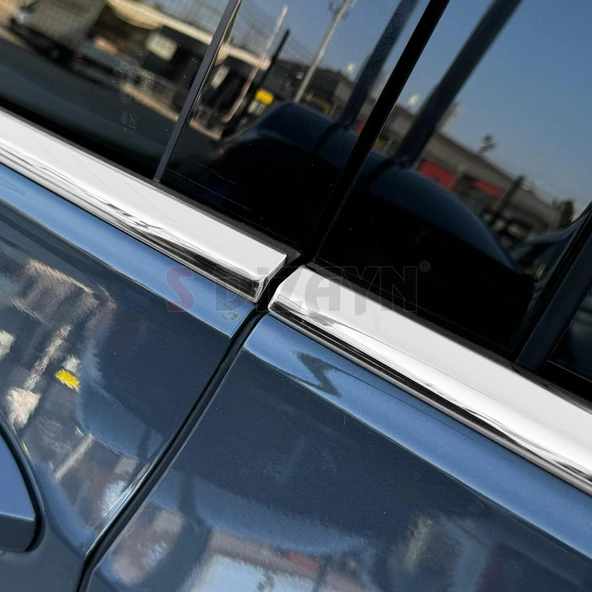 S-Dizayn VW Golf 8 HB Krom Cam Çıtası 6 Prç. 2020 Üzeri A+ Kalite - Resim 5