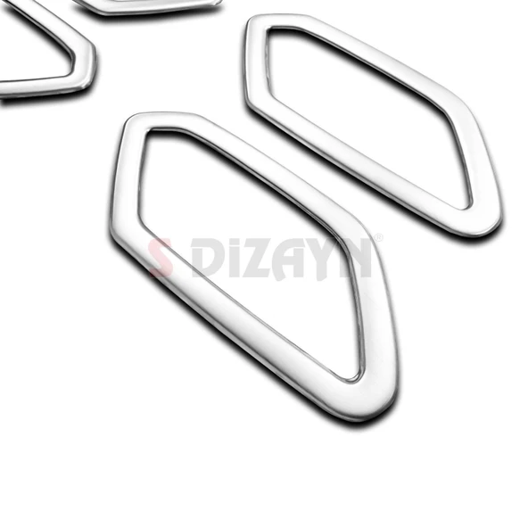 S-Dizayn Dacia Sandero Krom İç Kapı Kolu Çerçevesi 4 Prç 2020 Üzeri A+ Kalite (Mat Krom) - Resim 4