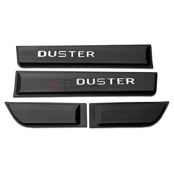 S-Dizayn Dacia Duster 2 Kapı Koruma Seti Parlak Krom Yazılı 4 Prç 2018-2023 A+ Kalite - Resim 2