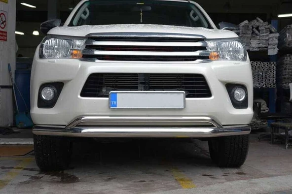 OMSA Toyota Hilux Vegas Ön Alt Koruma Çap:76-42 Krom 2015-2020 Arası - Resim 2