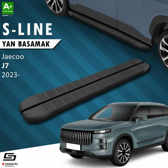 S-Dizayn Jaecoo J7 S-Line Siyah Yan Basamak 183 Cm 2023 Üzeri ürün görseli