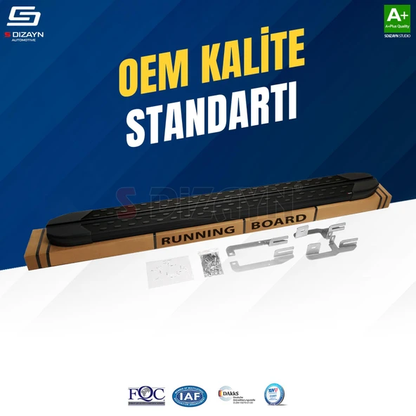 S-Dizayn Citroen Jumpy 3 Kısa Şase TrimLine Siyah Yan Basamak 213 Cm 2016 Üzeri - Resim 2