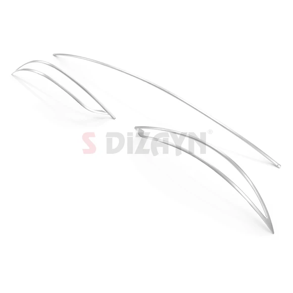 S-Dizayn Fiat Egea SD Krom Arka Tampon Difüzör Çıtası 3 Prç. 2015 Üzeri (Mat Krom) A+ Kalite - Resim 3