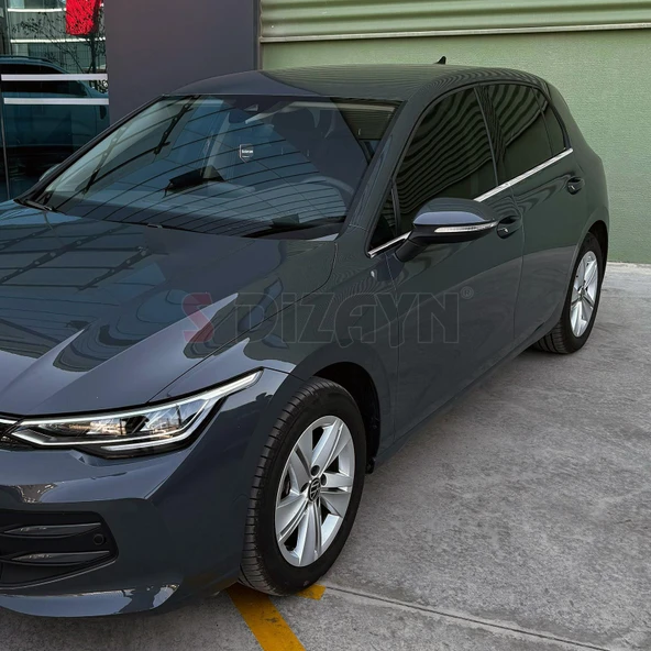 S-Dizayn VW Golf 8 HB Krom Cam Çıtası 6 Prç. 2020 Üzeri A+ Kalite - Resim 6