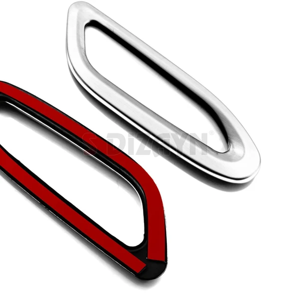 S-Dizayn Fiat Egea (Mat Krom) Sinyal Çerçevesi 2 Prç. ABS Plastik Dolgulu 2015 Üzeri A+ Kalite - Resim 5