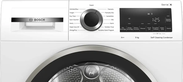 Bosch Wqg244c1tr 9 Kg Çamaşır Kurutma Makinesi - 3