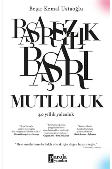Parola Yayınları Başarısızlık Başarı Mutluluk - 40 Yıllık Yolculuk ürün görseli 1